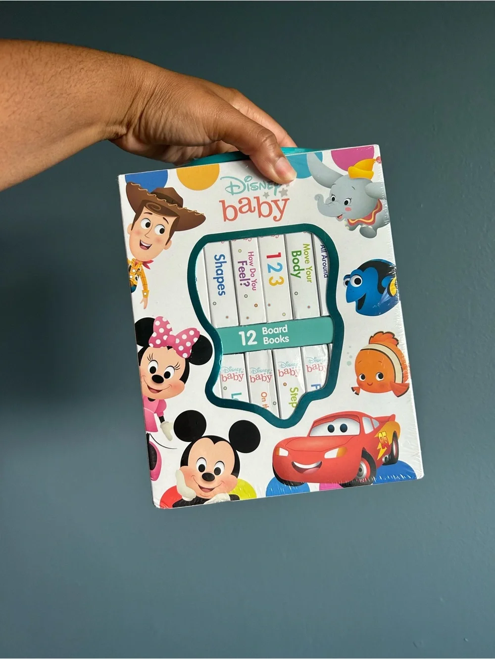 Disney Baby 12-Book Board Set – Multicolor Characters